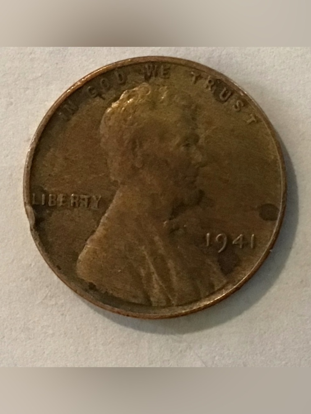 1941 Lincoln Wheat Penny - Copper Finish
